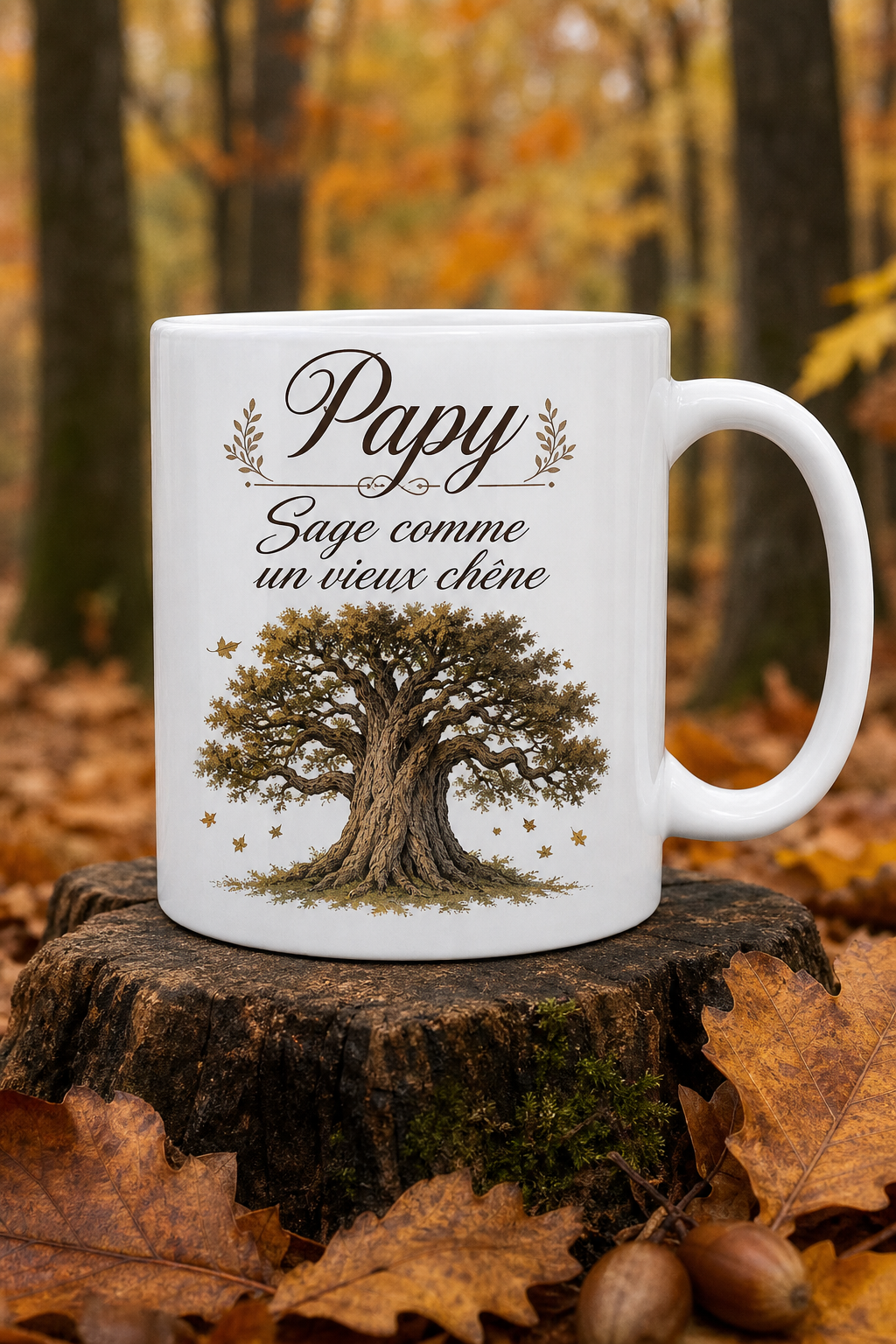 Mug Papy Sage — Le cadeau plein de douceur pour un grand-père précieux