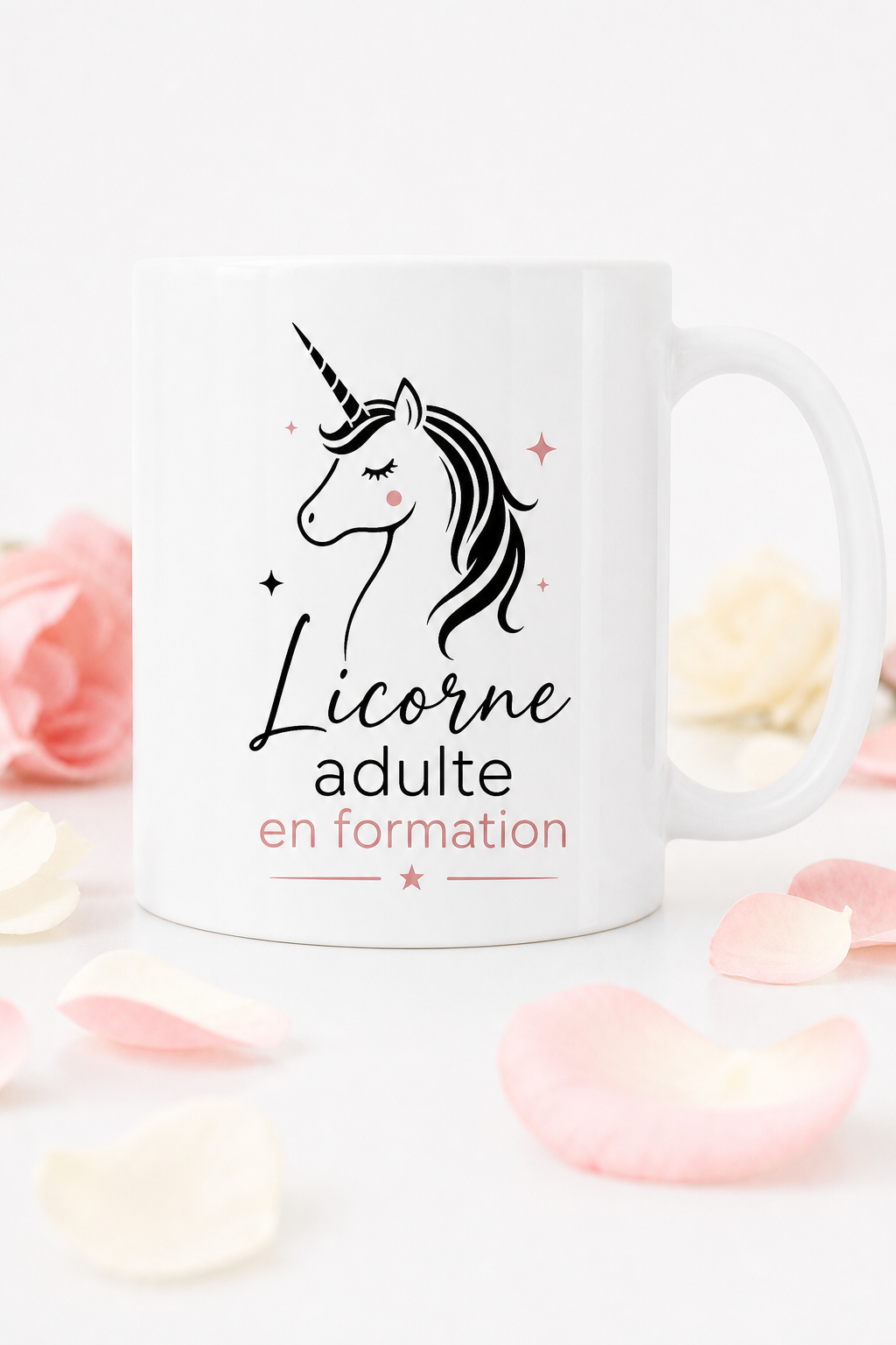 Découvrez le mug Licorne Adulte, le cadeau original et magique