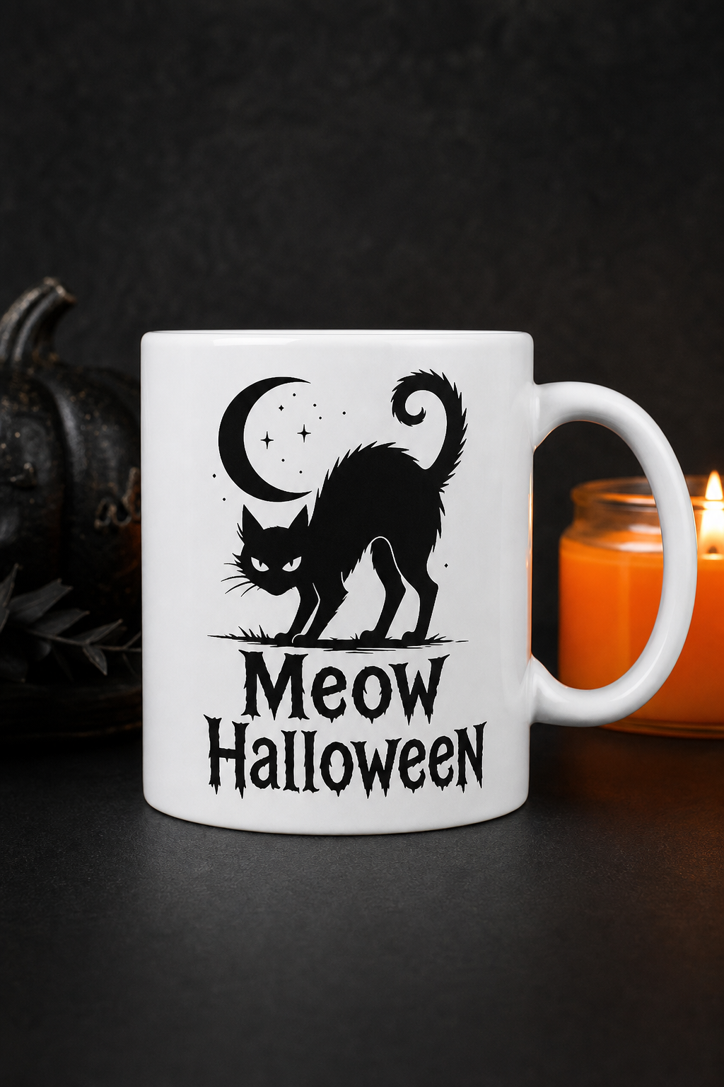 Le mug Chat Noir pour un Halloween rempli de charme et d'originalité