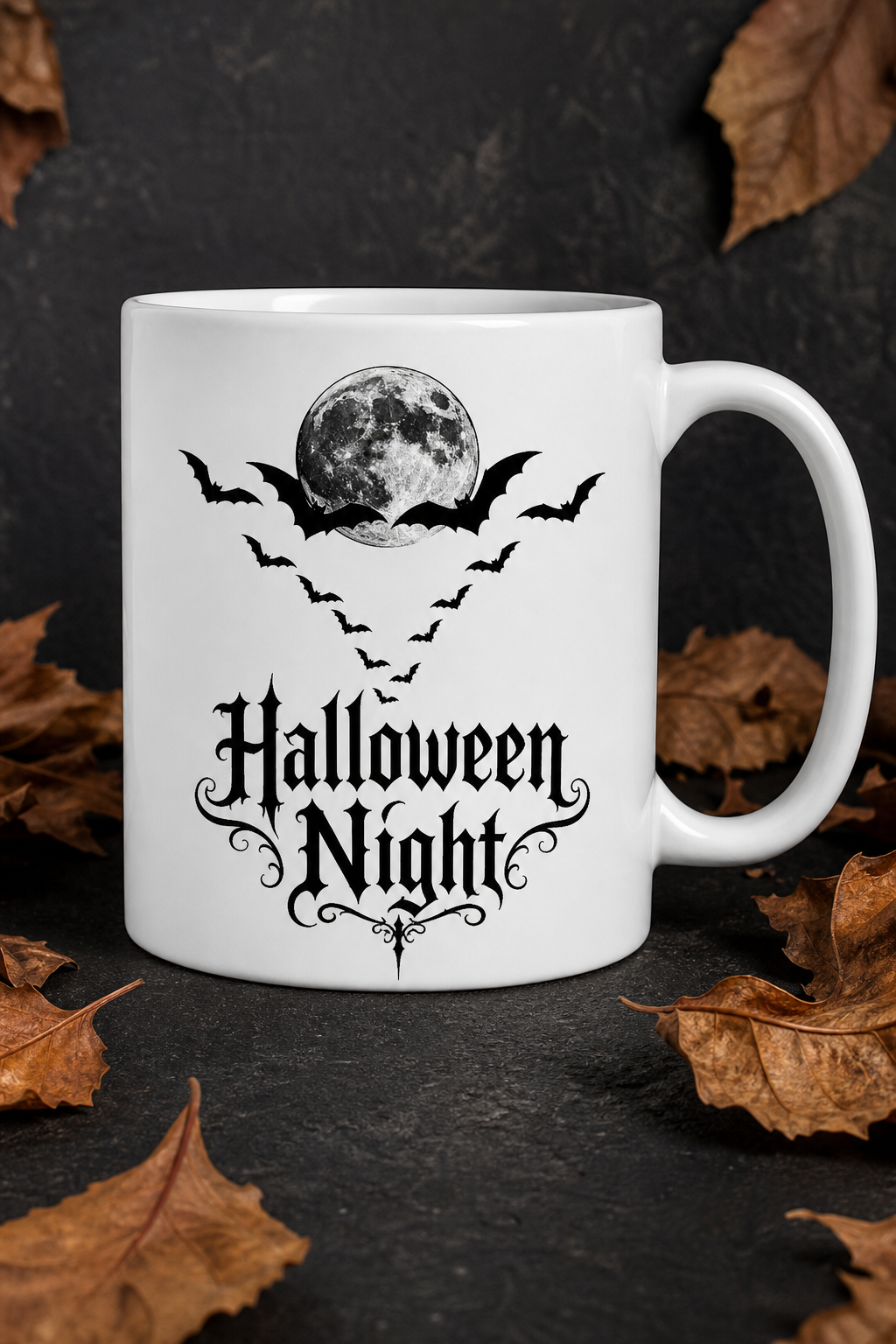 Le mug chauve-souris d'Halloween, un cadeau original et personnalisé