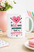 Mug 60 Ans Jeune — mug personnalisé en céramique