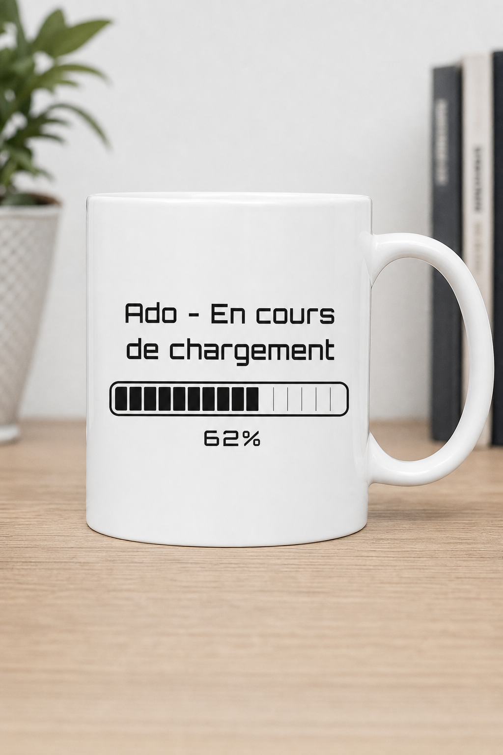 Mug Ado Humour — mug personnalisé en céramique