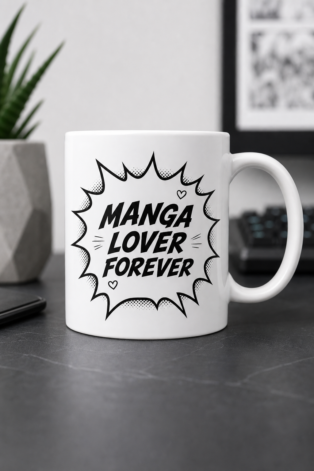 Mug Ado Manga Lover — mug personnalisé en céramique
