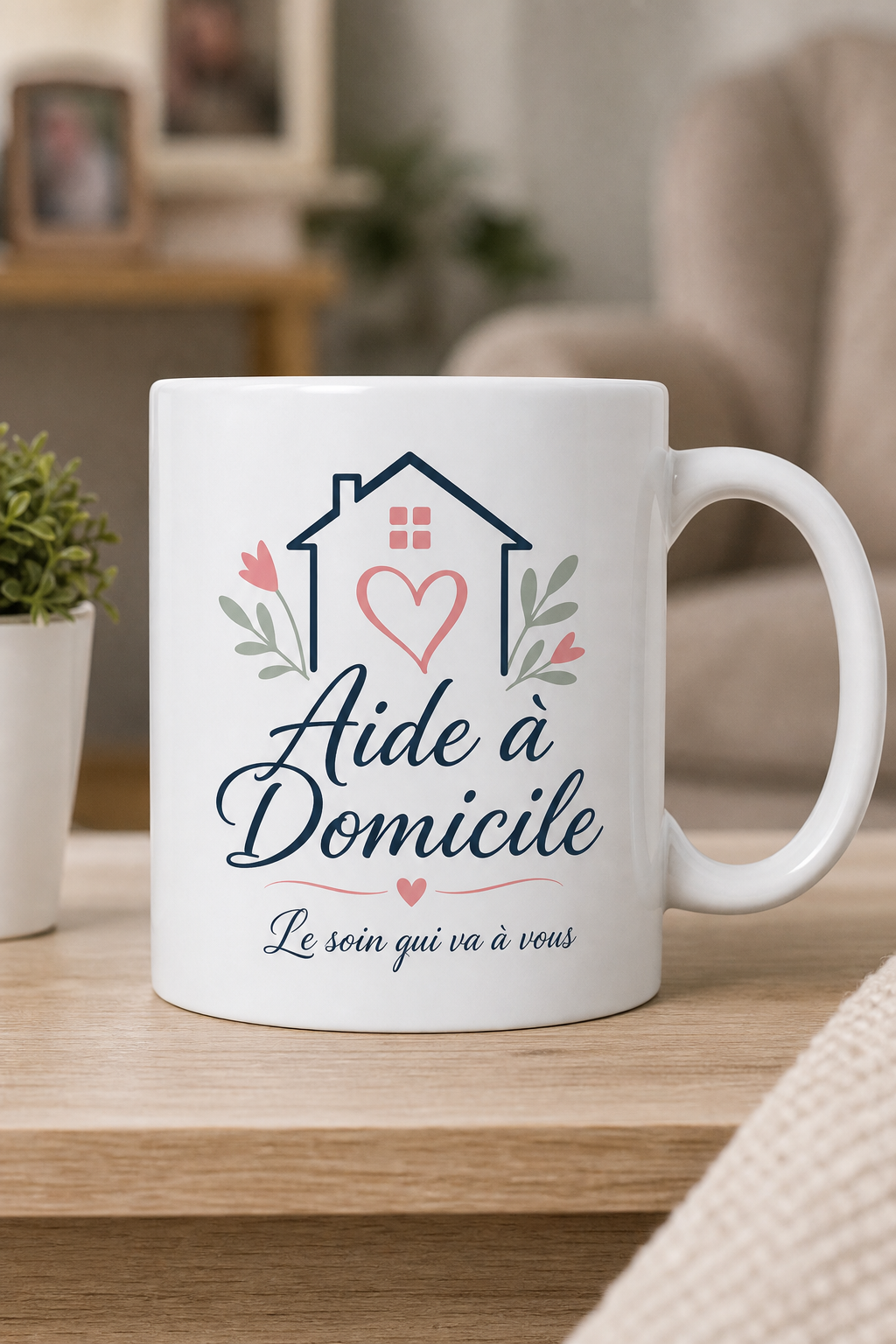 Mug Aide à Domicile — mug personnalisé en céramique