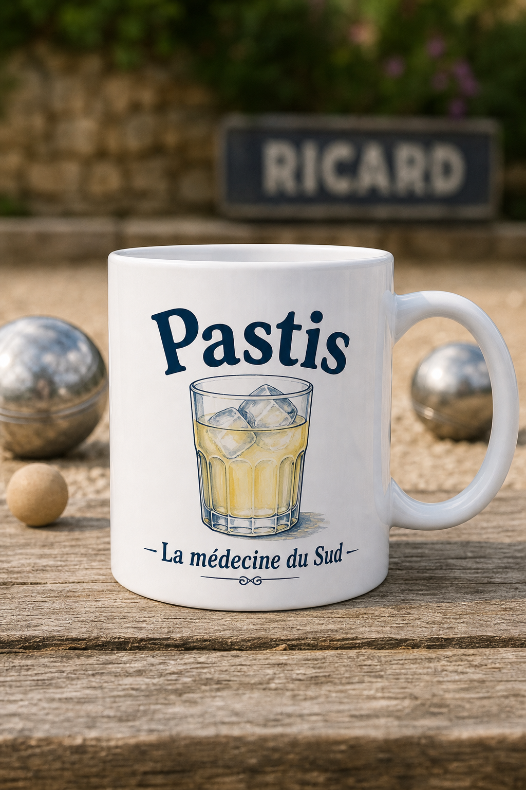 Mug Apéro Pastis — mug personnalisé en céramique