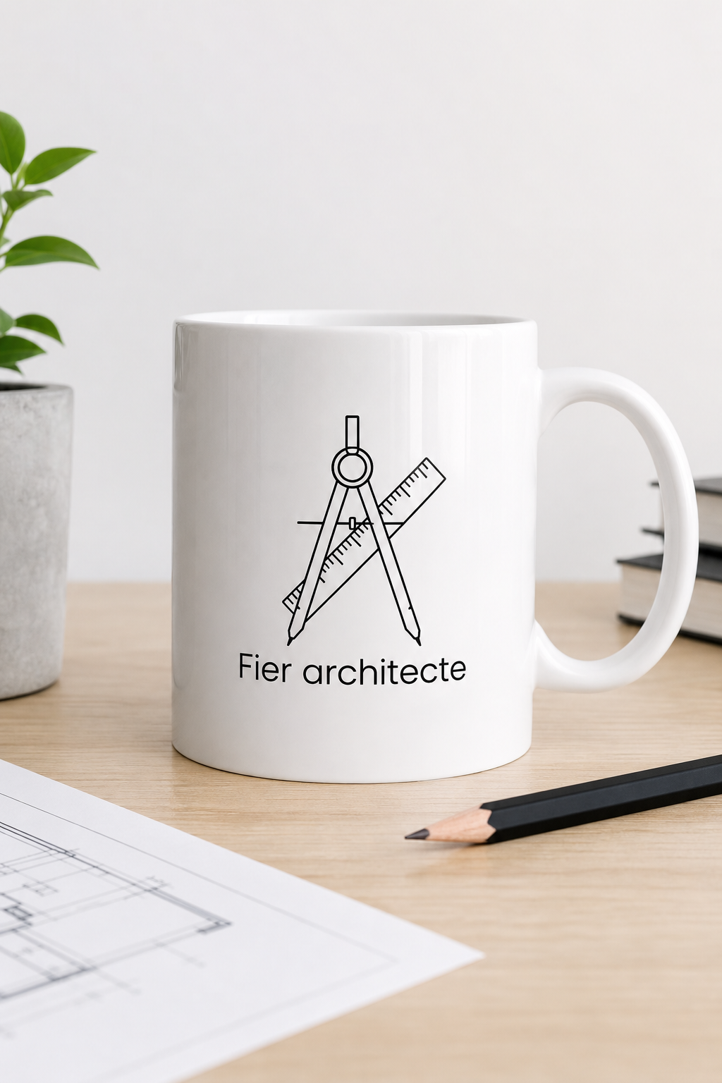 Mug Architecte Fier — mug personnalisé en céramique