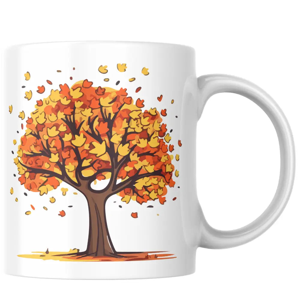Mug automne arbre – tasse en céramique cosy