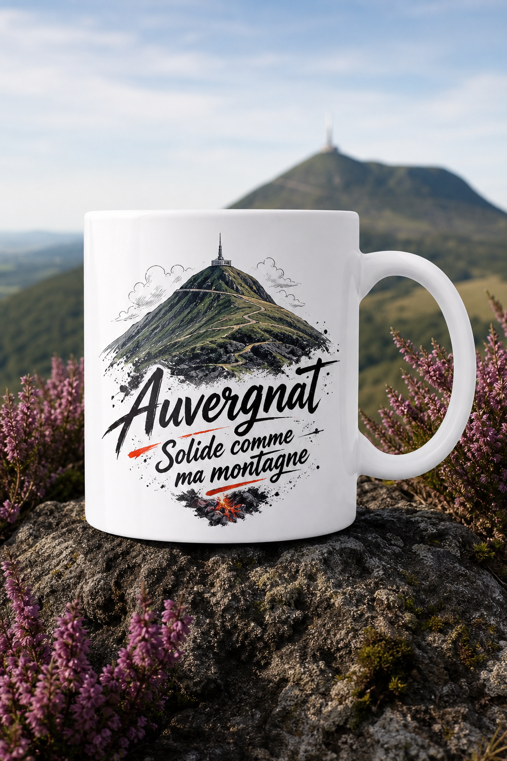 Mug Auvergnat Solide — mug personnalisé en céramique