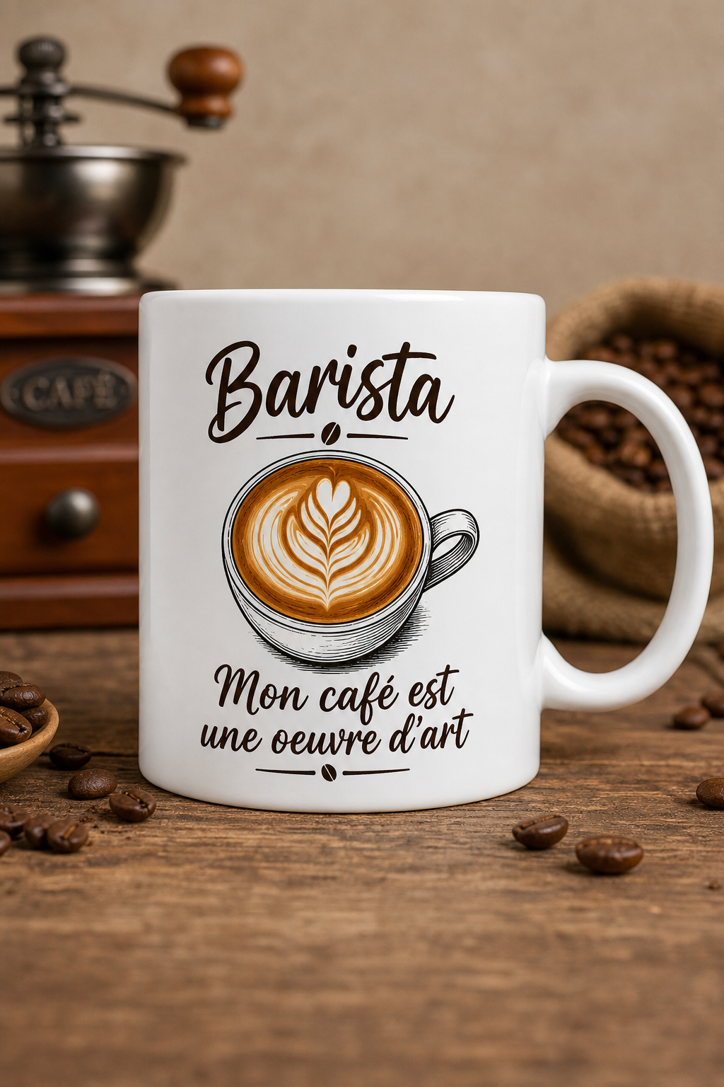Mug Barista Pro — mug personnalisé en céramique