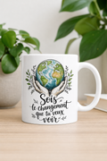Mug Be the Change — mug personnalisé en céramique