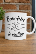 Mug Beau Frère Best — mug personnalisé en céramique