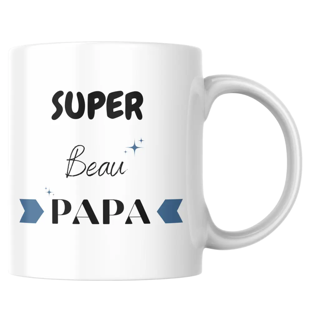 Mug beau papa – tasse en céramique personnalisable – Instant Mugs - Mug