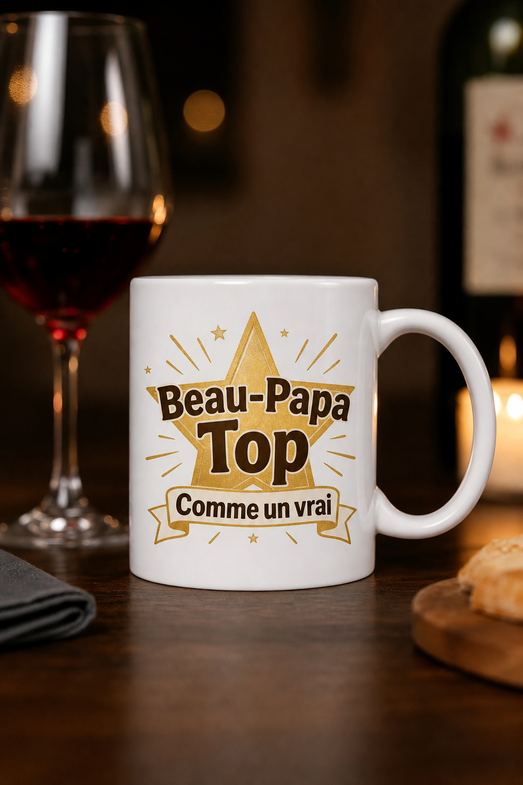 Mug Beau-Papa Top — mug personnalisé en céramique