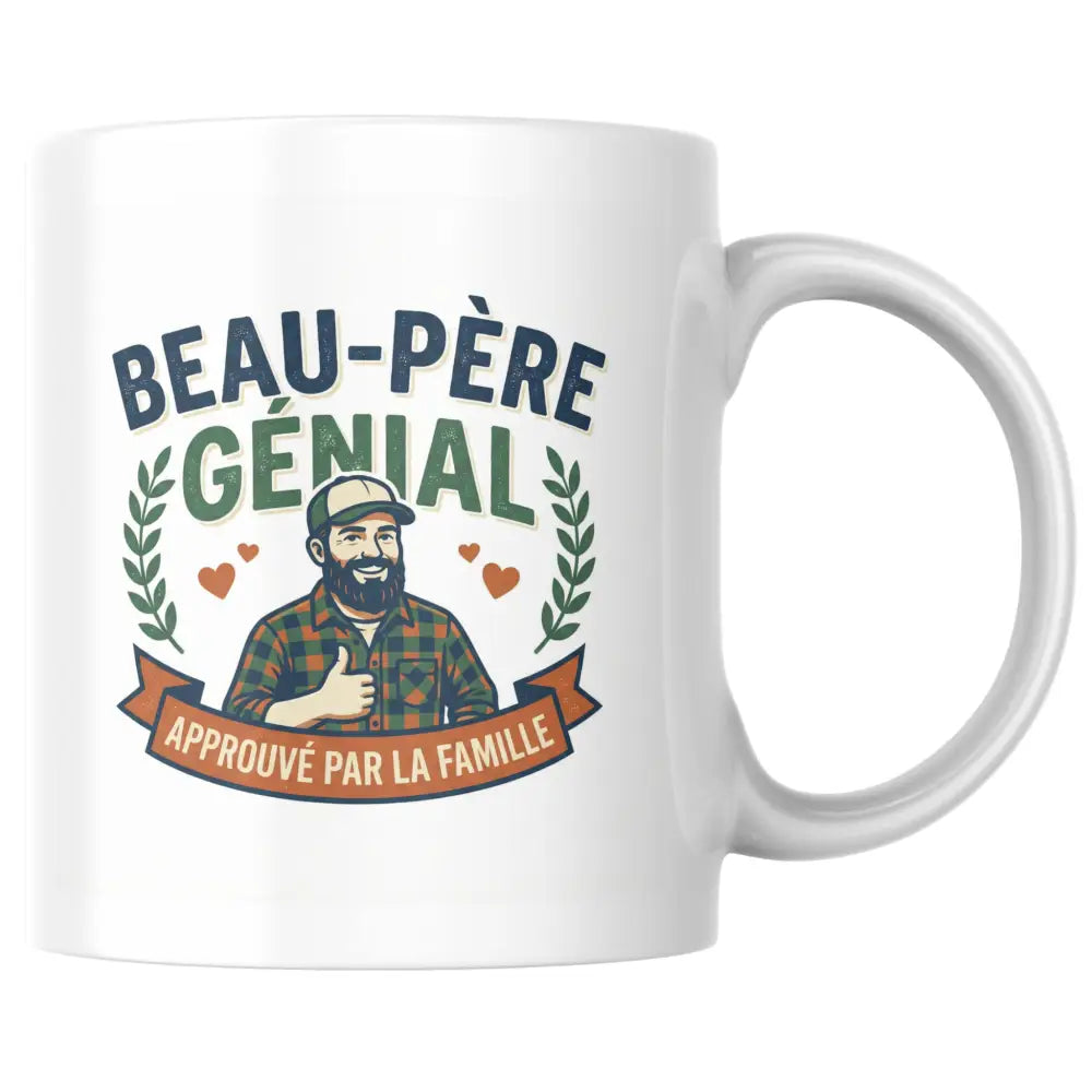 Mug Beau-père Génial — mug personnalisé en céramique