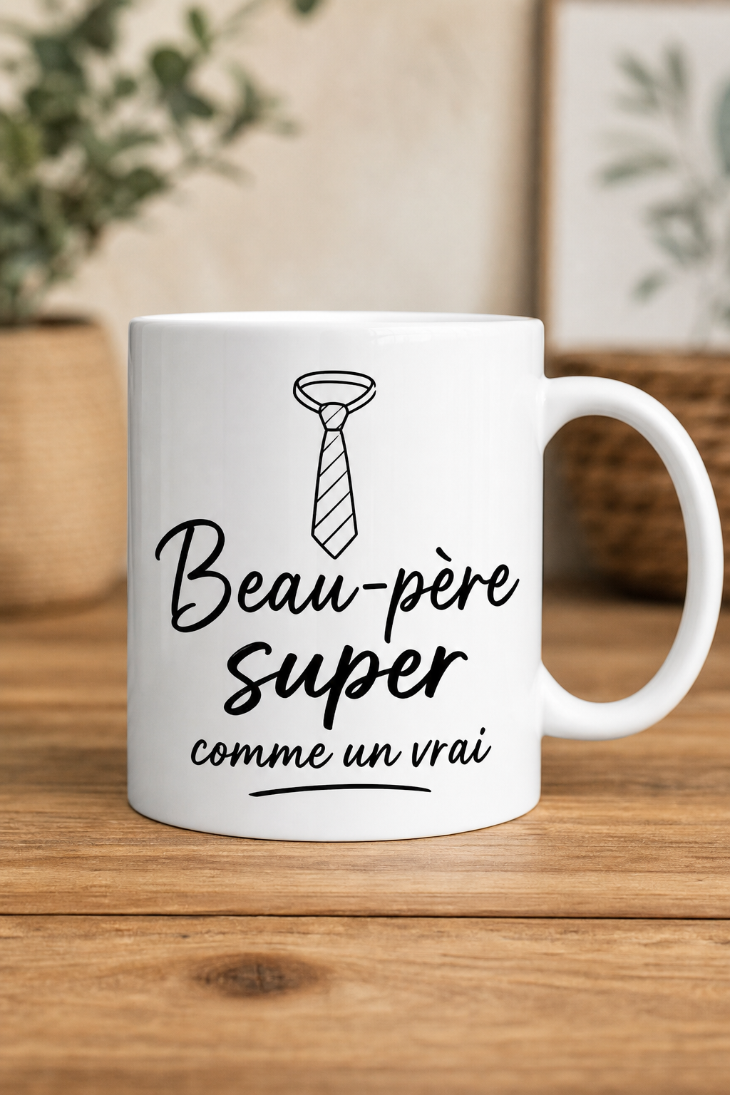 Mug Beau Père Super — mug personnalisé en céramique