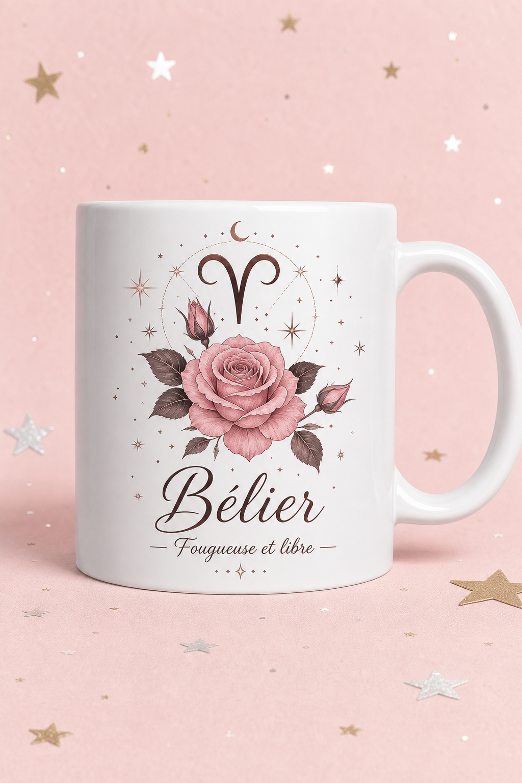 Mug Bélier Elle — mug personnalisé en céramique
