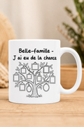 Mug Belle Famille Humour — mug personnalisé en céramique