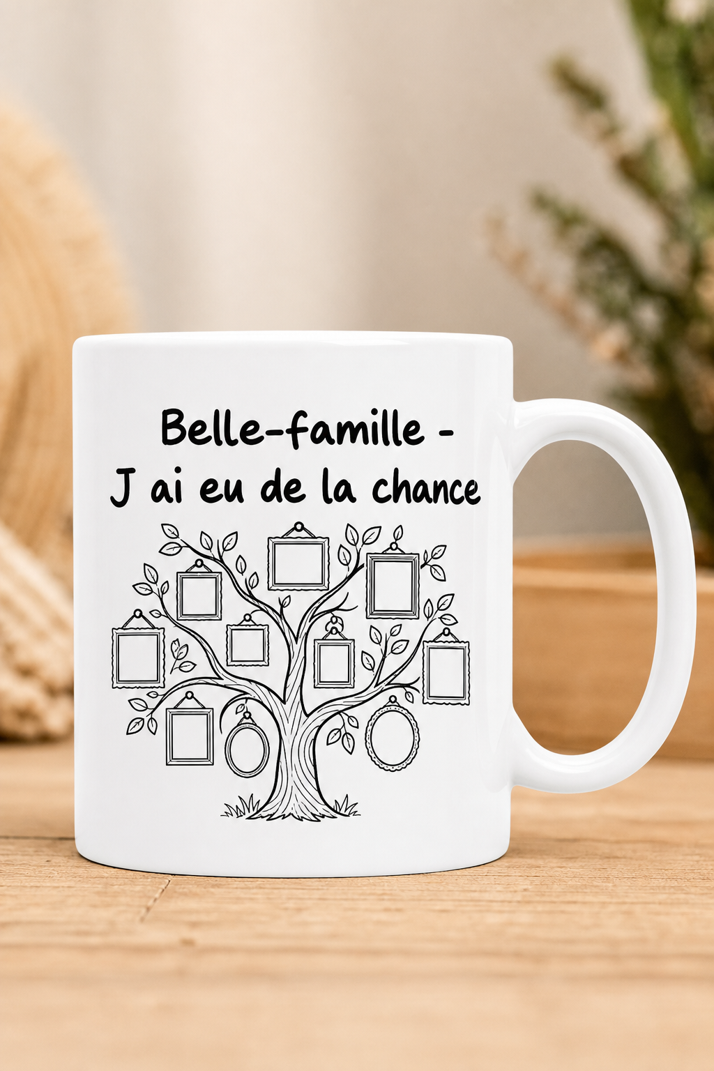 Mug Belle Famille Humour — mug personnalisé en céramique