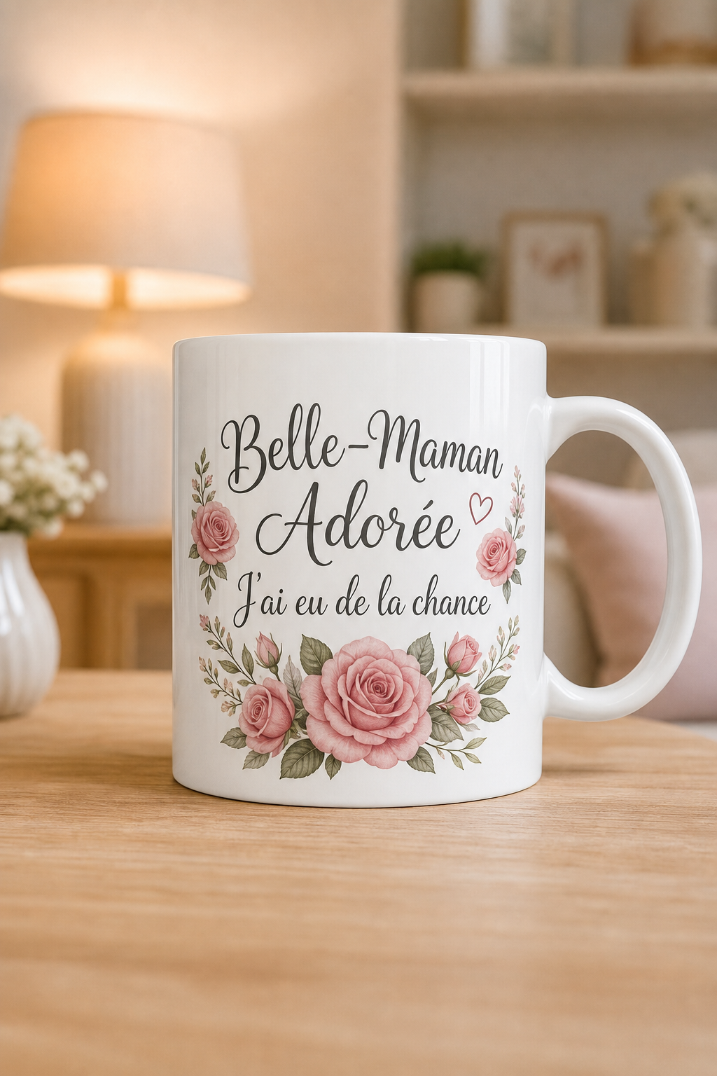 Mug Belle-Maman Adorée — mug personnalisé en céramique