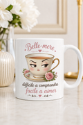 Mug Belle Mère Humour — mug personnalisé en céramique