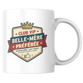 Mug Belle-mère préférée - Club VIP — mug personnalisé en céramique