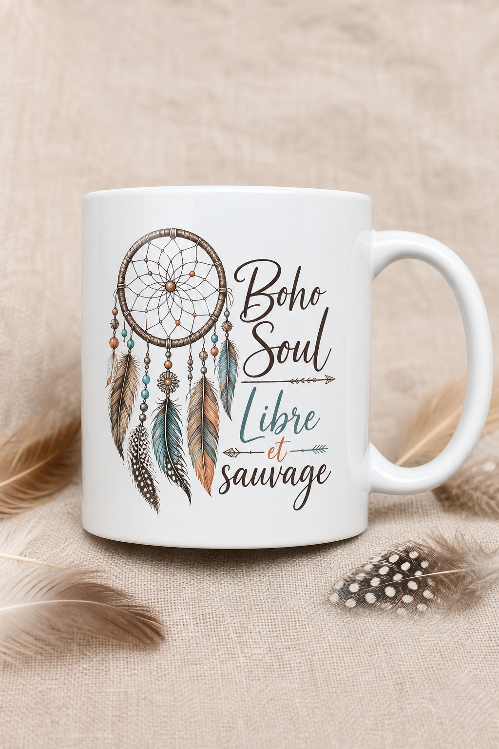 Mug Boho Chic — mug personnalisé en céramique