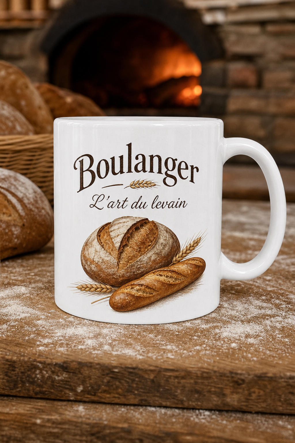 Mug Boulanger Artisan — mug personnalisé en céramique