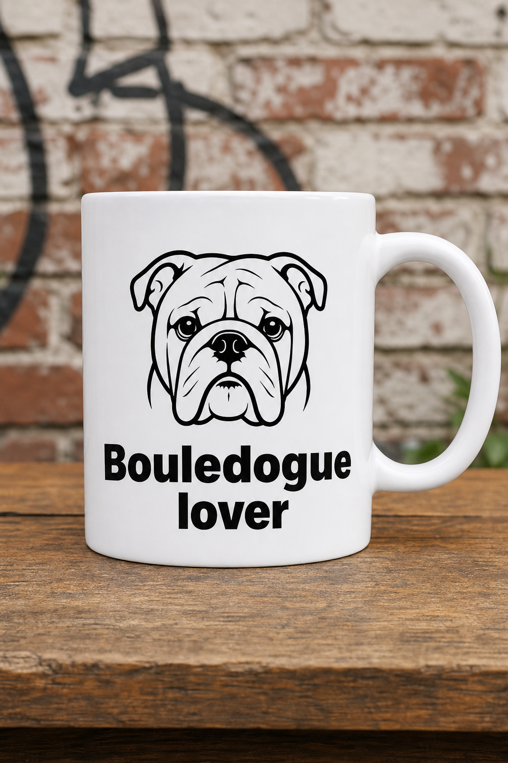 Mug Bouledogue Anglais — mug personnalisé en céramique