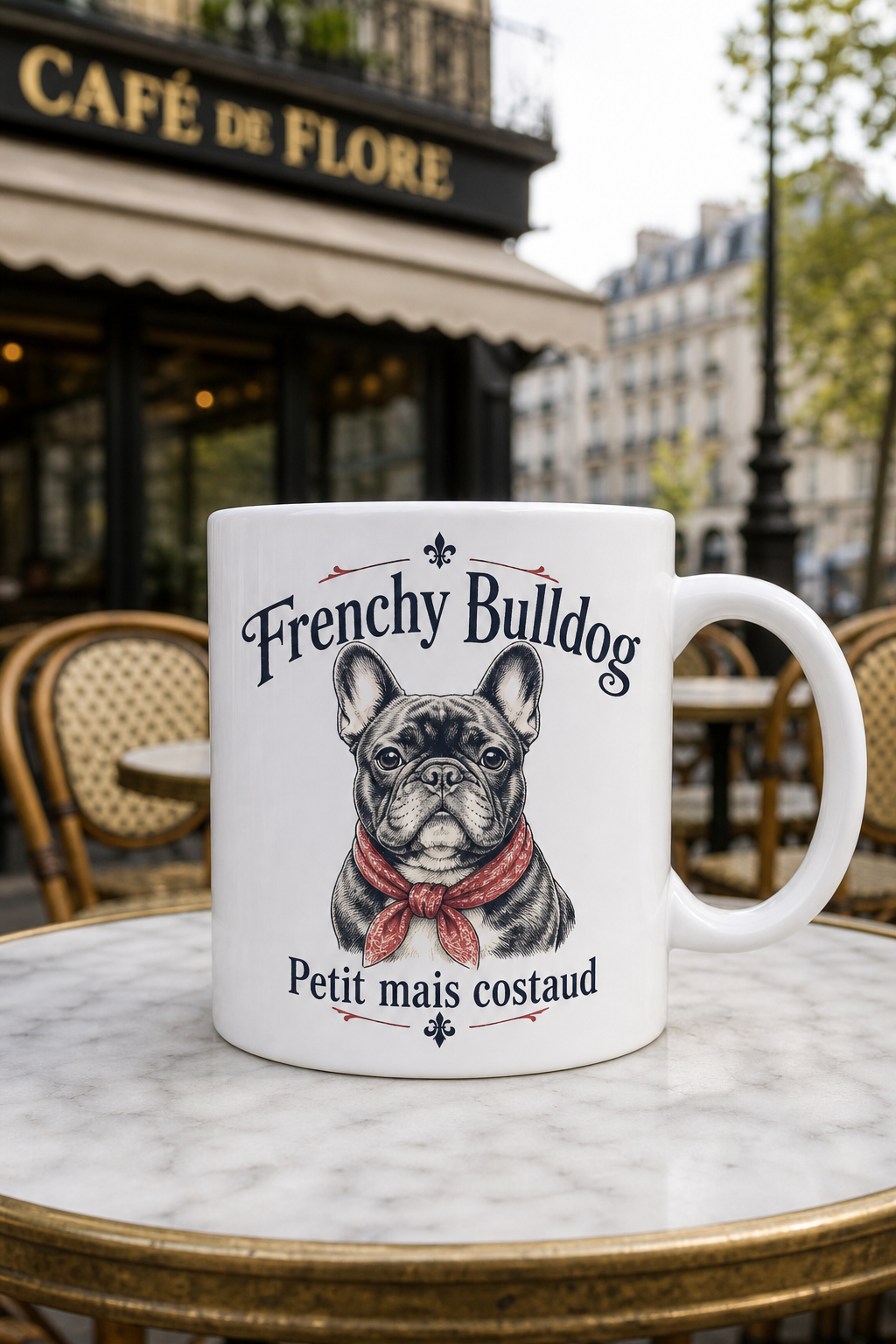 Mug Bouledogue Frenchy — mug personnalisé en céramique