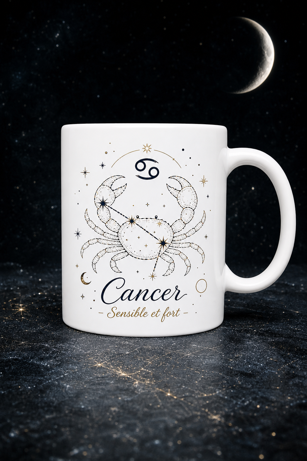 Mug Cancer — mug personnalisé en céramique