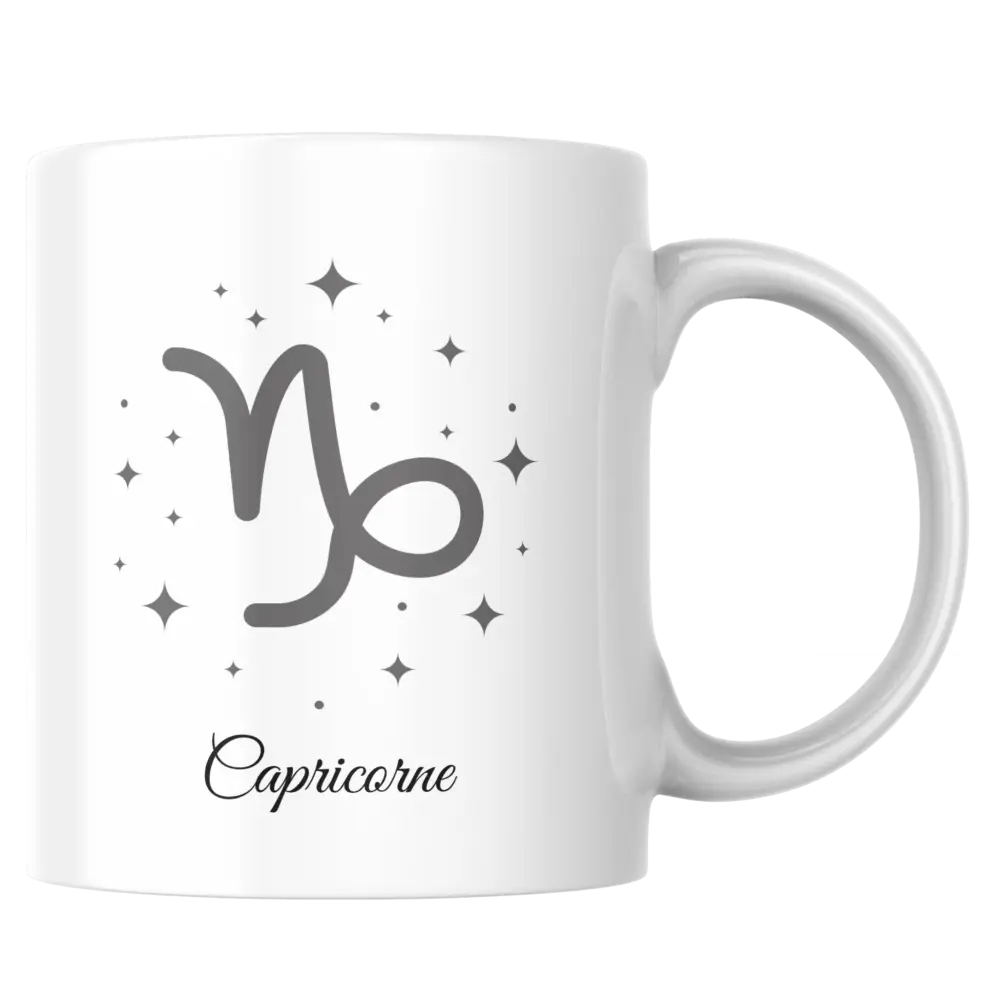Mug Capricorne — Tasse astrologie élégante - Mug