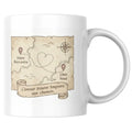 Mug Carte d'amour – L'amour trouve toujours son chemin — mug personnalisé en céramique