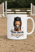 Mug Cavalière Humour — mug personnalisé en céramique