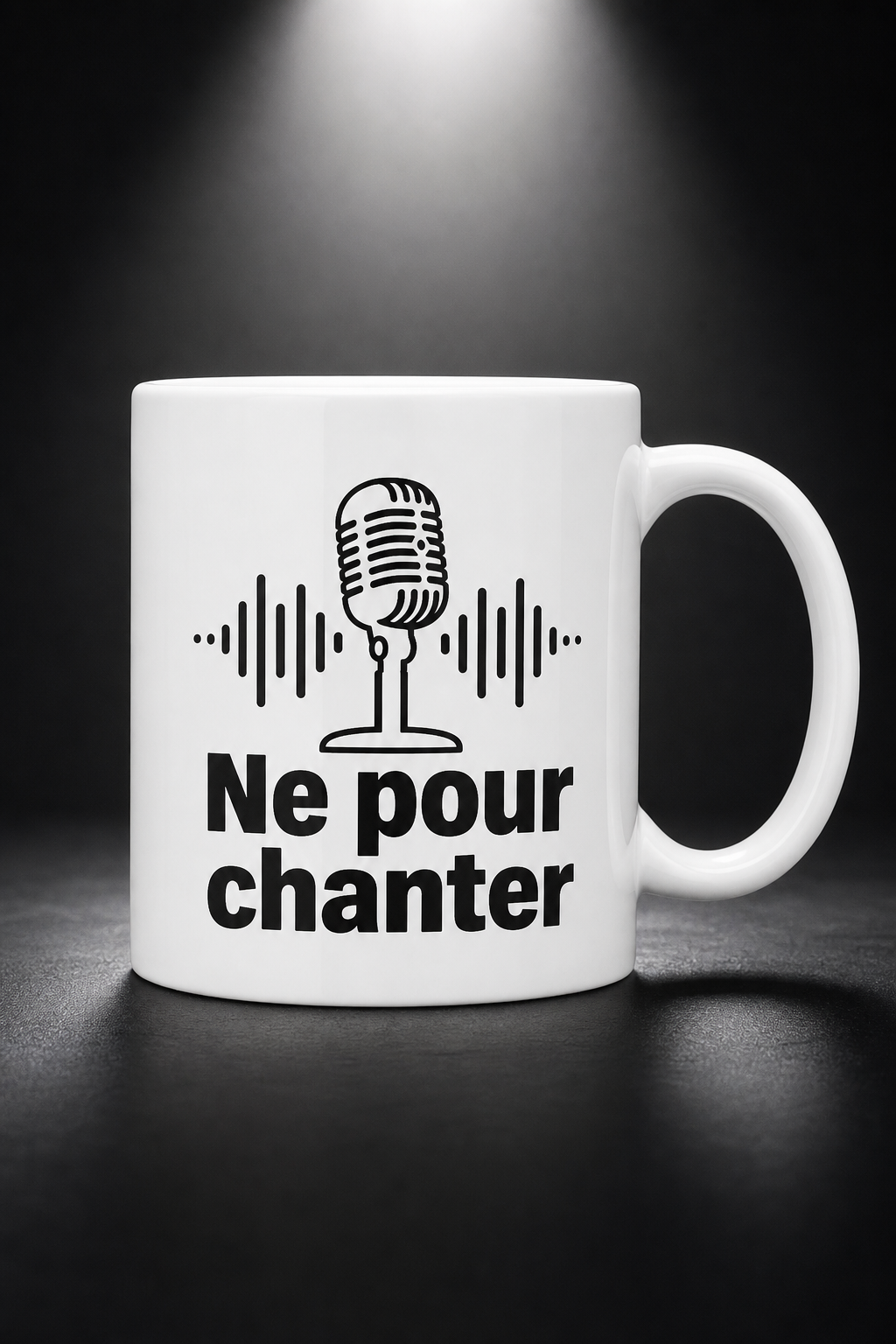 Mug Chanteur Pro — mug personnalisé en céramique