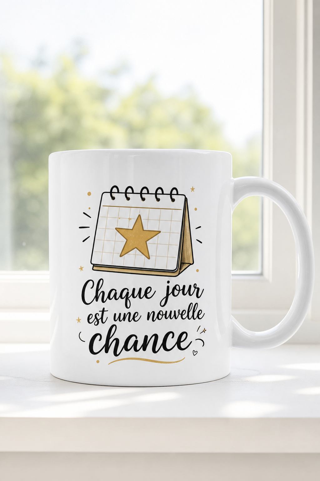 Mug Chaque Jour — mug personnalisé en céramique