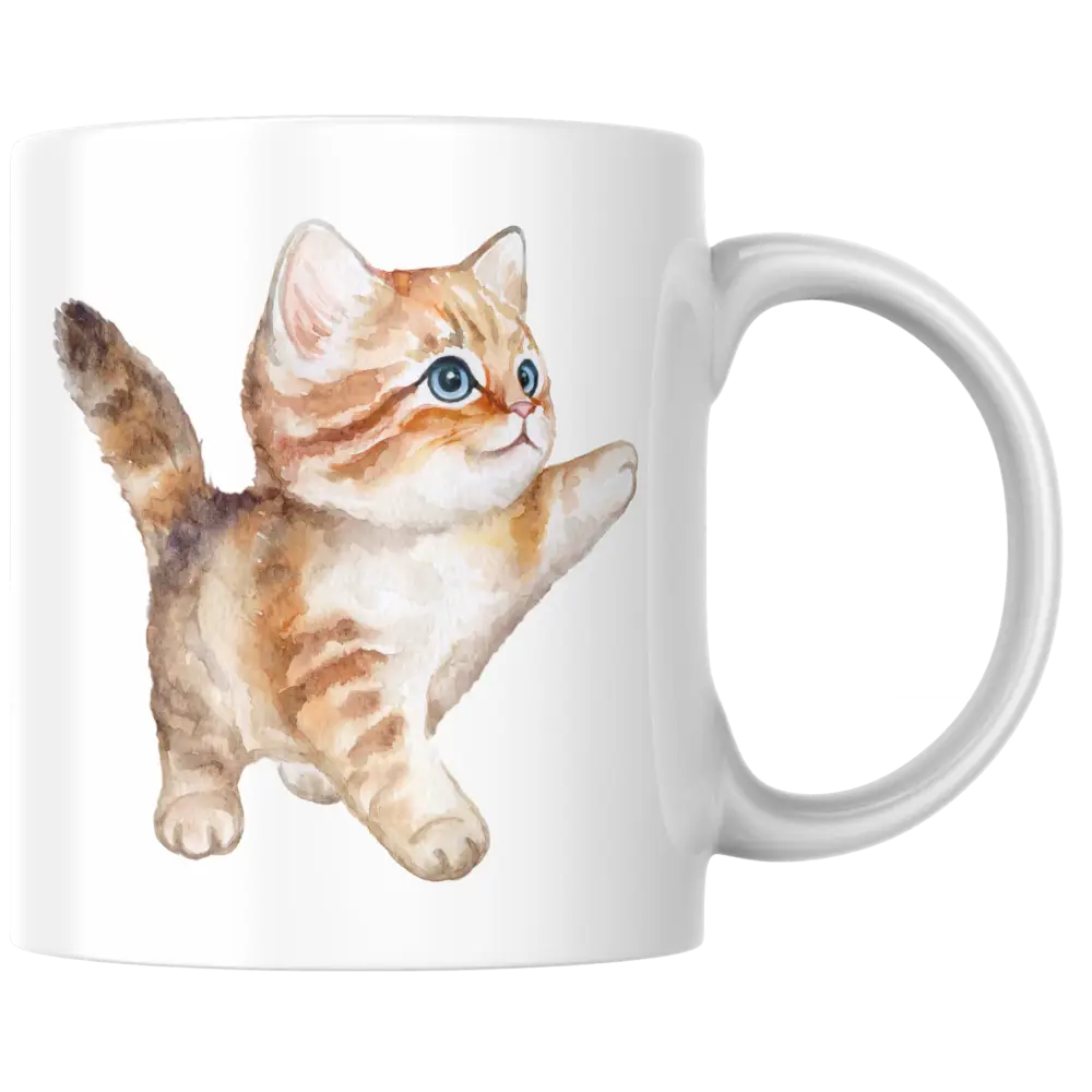 Mug chat aquarelle – tasse en céramique personnalisable – Instant Mugs - Mug