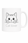 Mug Chat Curieux : Un cadeau unique et chaleureux pour les amoureux des chats