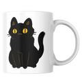 Mug chat noir – tasse en céramique mignonne et personnalisable – Instant Mugs - Mug