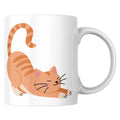 Mug chat roux personnalisé pour amoureux des chats - vue 1