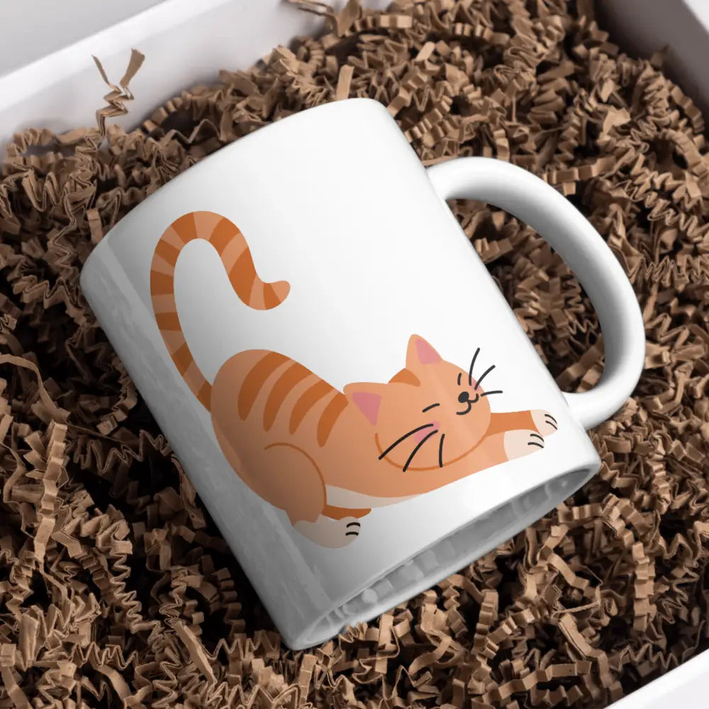 Tasse chat vue de face — mug illustré pour amoureux des animaux céramique nord de France