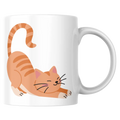 Mug chat roux – tasse en céramique kawaii personnalisable – Instant Mugs - Mug