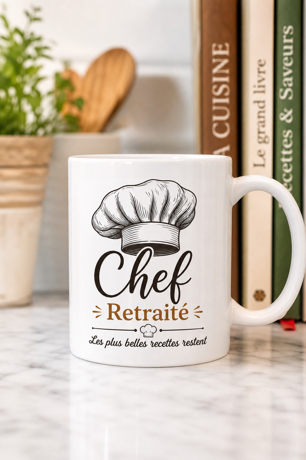Mug Chef Retraité — mug personnalisé en céramique