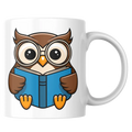 Mug chouette lectrice – tasse en céramique mignonne et personnalisable – Instant Mugs - Mug