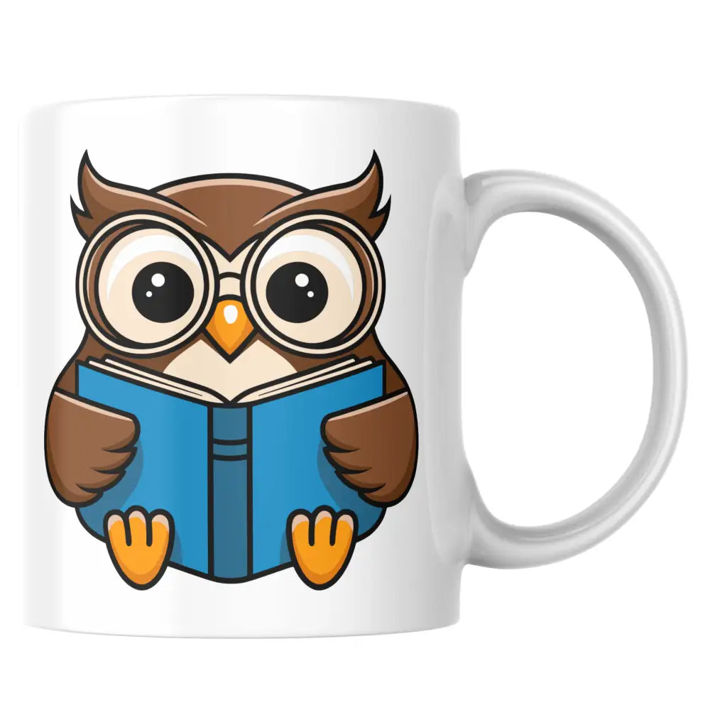 Mug chouette lectrice — mug personnalisé en céramique