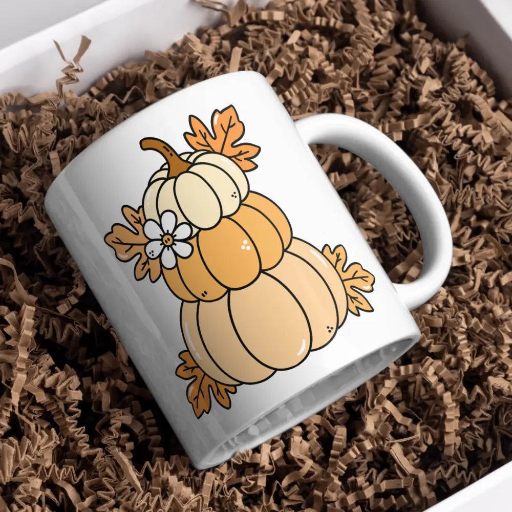 Tasse halloween vue de face — mug saisonnier céramique 330 ml nord de France
