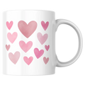 Mug cœur rose – tasse en céramique romantique – Instant Mugs - Mug