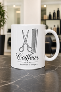 Mug Coiffeur Artiste — mug personnalisé en céramique