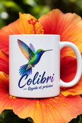 Mug Colibri Rapide — mug personnalisé en céramique