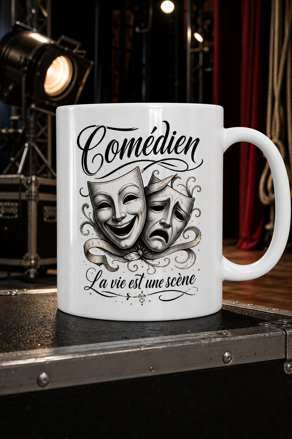Mug Comédien — mug personnalisé en céramique