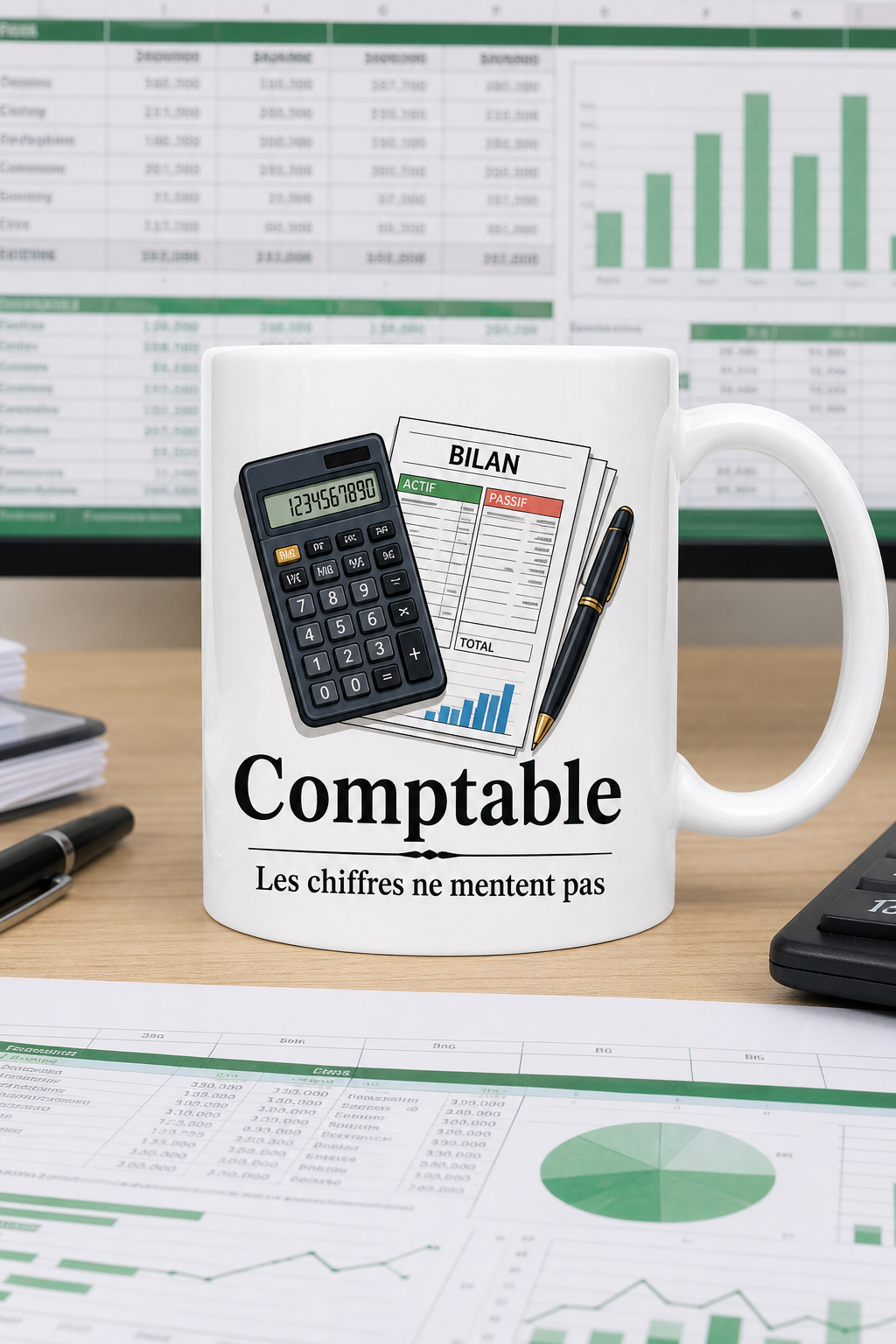 Mug Comptable Précis — L attention qui célèbre la rigueur et l expertise